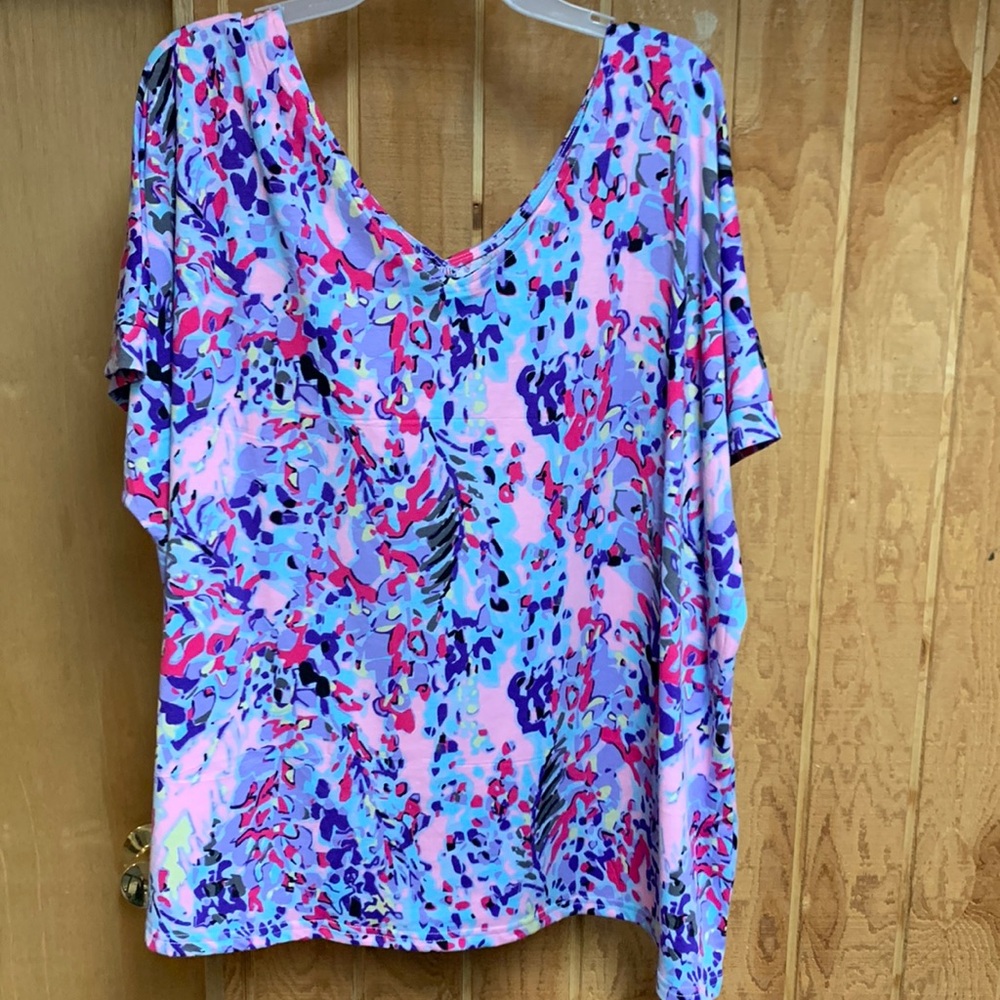 Bright neon blouse